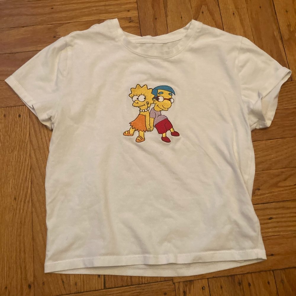 White Simpsons Tee Shirt